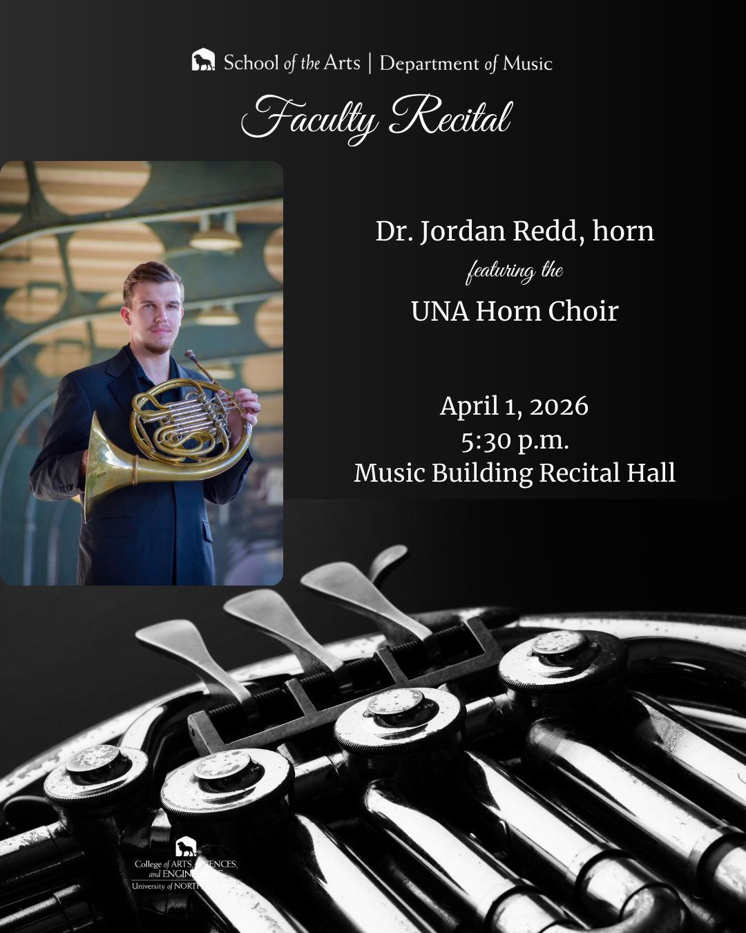 Faculty Recital: Dr. Jordan Redd, horn