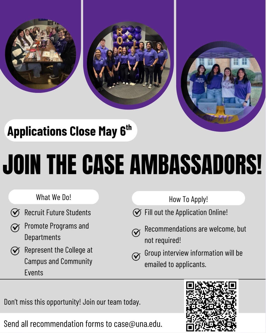 CASE Ambassador Applications Open